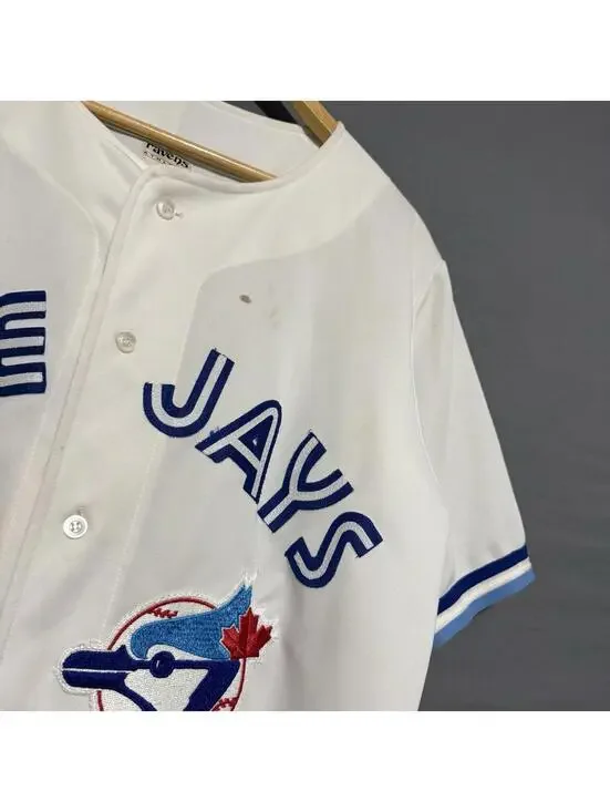 Vintage Toronto Blue Jays Baseball Jersey XL MLB Ravens Men’s - Picture 8 of 13